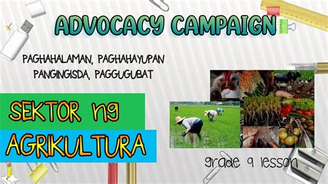 advocacy campaign sektor ng agrikultura